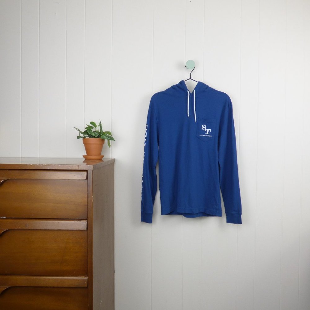 Southern Tide Long Sleeve Hooded T Shirt Size XS